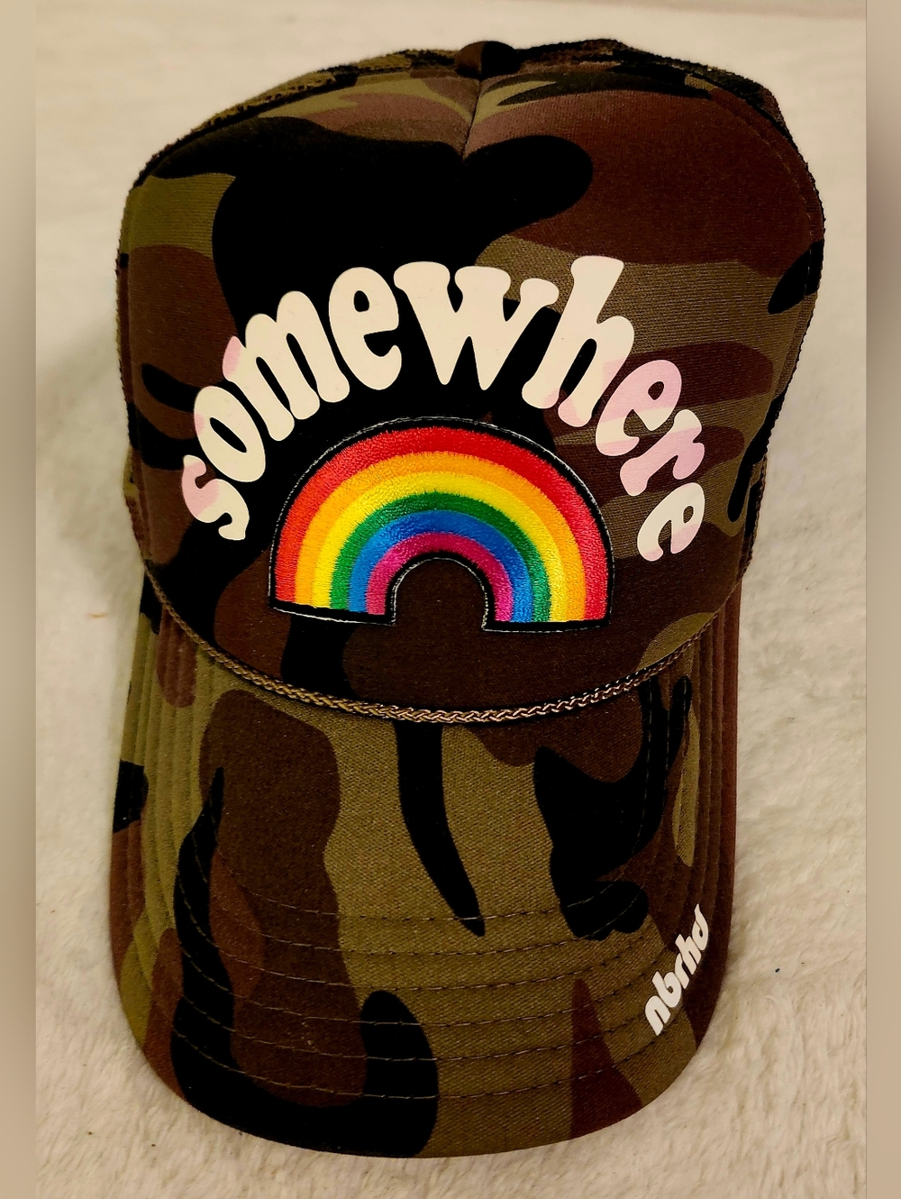 Camouflage Rainbow Hat